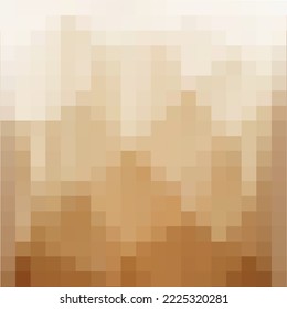 Fondo hexágono beige de estilo poligonal. Plantilla vectorial para presentaciones, anuncios, folletos, banners y más.