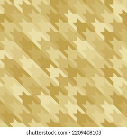 beige houndstooth check. vector seamless pattern. chaotic colored classic ornament. repetitive background. fabric swatch. wrapping paper. modern stylish design template for linen, home decor, apparel