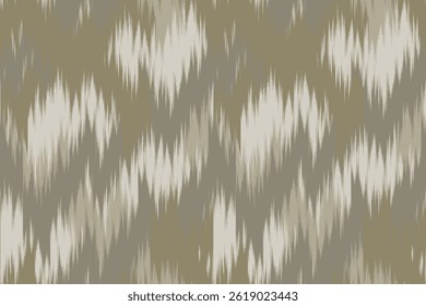 Beige ivory ikat blurry diamond, ornament endless colorful stripe blurred pattern fashion textile beautiful ethnicity ogee print abstract dynamic ethnic fabric grunge hand draw cloth rustic tone