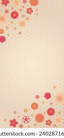 Beige Japanese Pattern Backgrounds Web graphics