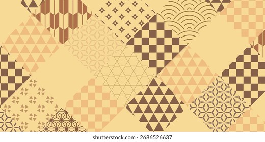 Beige Japanese Pattern Patterns Background