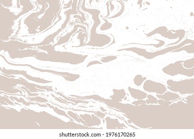 Beige light artwork marble texture. Vector illustration.