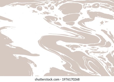 Beige light artwork marble texture. Vector illustration.