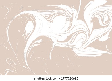 Beige light artwork marble texture. Vector illustration.