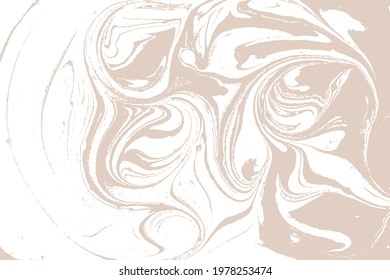 Beige light artwork marble texture. Vector illustration.