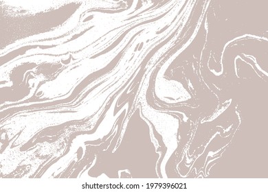 Beige light artwork marble texture. Vector illustration.