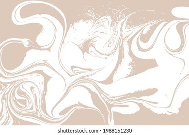 Beige light artwork marble texture. Vector illustration.