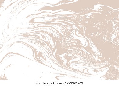 Beige light artwork marble texture. Vector illustration.