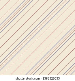 Beige light striped background seamless pattern. Vector illustration.