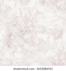 Patrón de mármol beige. Acuarela Abstractas crema. Textura pastel pálida. Fondo de mármol marrón. Azulejo de salpicadura de tinta de alcohol en crema. Fondo de color de agua ligero. Pizarra Pálida Ligera. Vector Plantilla sin fisuras