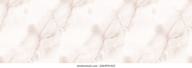 Beige Marble Pattern. Light Soft Wall. White Marble Background. Light Seamless Watercolor. Beige Alcohol Ink Marble Paint. White Water Color Background. Light Vector Texture. Modern Seamless Template
