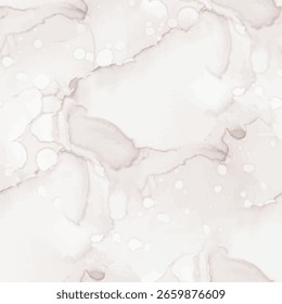 Padrão De Mármore Bege. Água bege cor aquarela. Aquarela de Mármore Claro. Pastel Splash Pálido. Tinta Leve em Álcool de Mármore Plano de Fundo Abstrato Marrom. Telha de parede de creme. Pintura moderna abstrata