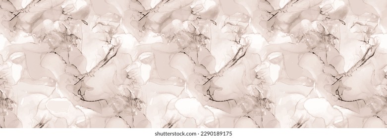 Beige Marble Pattern. White Rock Wall. Light Marble Background. White Abstract Watercolor. Light Water Color Marble Paint. Beige Alcohol Ink Background. Light White Pattern. Vector Abstract Painting