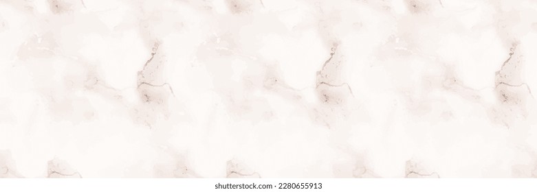 Beige Marmormuster. Weißer Marmor Aquarell. Weiße Aquarellfarbe Aquarell. Light Tile Slate. hellabstrakter Hintergrund. Beige Alkoholtupfer Schleuderstein. Beige Vektorgrafik. Abstrakte Vektorvorlage