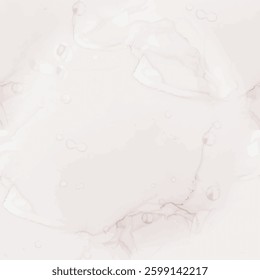 Beige Marble Texture. Brown Marble Background. Light Wall Stone. Light Pastel Granite. Light Alcohol Ink Watercolor. Brown Water Color Splash Paint. Cream Abstract Watercolor. Vector Seamless Template