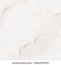 Beige Marble Texture. Brown Marble Watercolor. Pale Vector Granite. Light Rock Slate. Cream Seamless Background. Light Alcohol Ink Splash Tile. Beige Water Color Background. Modern Abstract Template