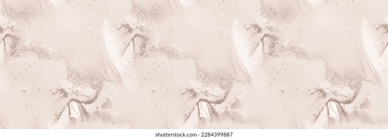 Beige Marble Texture. Light Seamless Background. Light Pale Stone. White Marble Watercolor. Beige Alcohol Ink Repeat Floor. Beige White Pattern. White Water Color Watercolor. Modern Seamless Painting