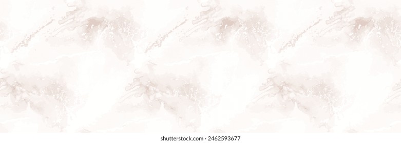 Beige Marble Texture. Light Vector Granite. White Seamless Watercolor. White Marble Background. Beige Water Color Background. Light Pale Stone. Light Alcohol Ink Repeat Wall. Modern Seamless Template