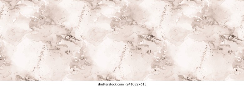 Textura de mármol beige. Muro de mármol blanco con tinta de alcohol. Acuarela Abstracta Beige. Patrón blanco beige. Piedra de mosaico blanco. Fondo de color de agua ligera. Fondo De Mármol Ligero. Plantilla de resumen de vectores