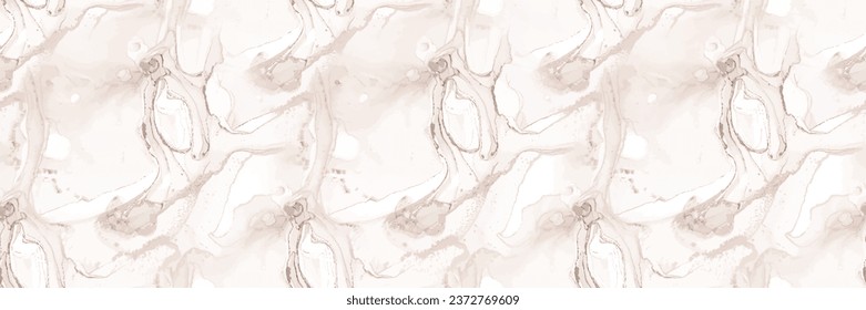 Textura de mármol beige. Muro de rock blanco. Acuarela de mármol claro. Fondo Blanco Sin Marea. Piedra de mármol color agua beige. Fondo ligero de tinta de alcohol. Cerámica blanca pálida. Pintura abstracta de vectores