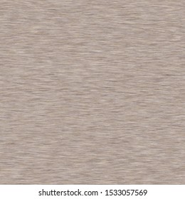 Beige Marl Variegated Heather Texture Background. Vertical Blended Line Seamless Pattern. For T-Shirt Fabric, Dyed Organic Jersey Textile, Triblend Melange Fibre All Over Print. Vector Eps 10  