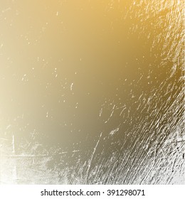 Beige Messy Distressed Background. EPS10 vector texture.