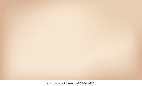 Beige Nacktgradienten von. Neutraler, warmer Farbabstufungshintergrund. Patel tan Elfenbein Grafikdesign Bildschirmhintergrund. Zarte minimalistische Mode-Studio-Kulisse. Soft Chocolate Blur einfache Vektorgrafik Banner Abdeckung