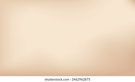 Bolso degradado nude beige. Fondo de gradación de color cálido neutro. Fondo de pantalla de Diseño gráfico de marfil Patel tan. Delicado fondo de estudio de moda minimalista. Cubierta de Anuncio de Vector simple suave de chocolate blur