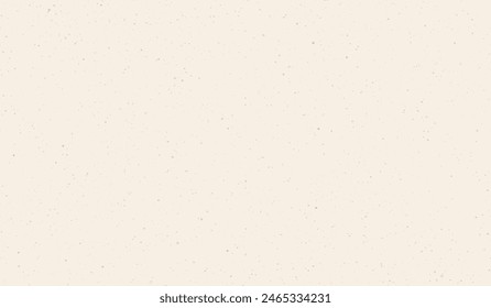 Beige paper ecru eggshell texture seamless pattern. Cream vintage grunge background with speckles, flecks and particles. Light rice paper backdrop. Vector illustration with isolated elements