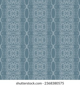 Beige Pastel Check. Seamless Plaid Pattern. Scotland Tweed. Seamless Ikat Kaleidoscope. Dyeing Cloth.