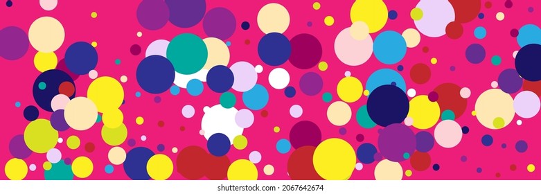 Beige Pastel Dark Pink Red Vivid Composition. Play Green Purple Bright Color Indigo Background. Children Rainbow Violet White Yellow Print. Vibrant Circles Multicolor Blue Kids Wallpaper.