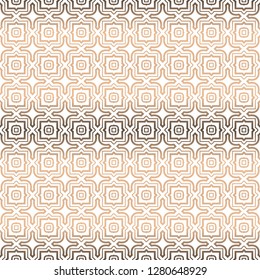 Beige pastel gradient color. Seamless geometric pattern. Retro style. Vector illustration.