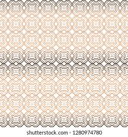 Beige pastel gradient color. Seamless geometric pattern. Retro style. Vector illustration.