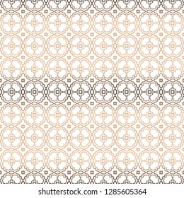 Beige pastel gradient color. Seamless geometric pattern. Retro style. Vector illustration.