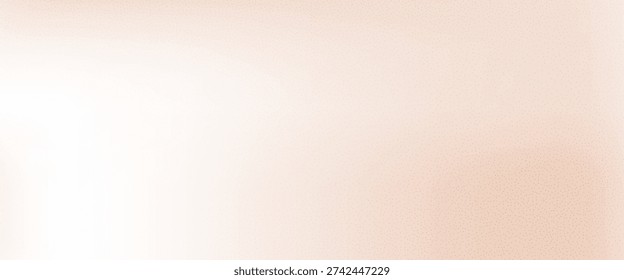 Beige pastel and pink grain texture. Soft gradient and gritty gradation background of noise and cream trendy y2k aesthetic. Backdrop in sand and peach grainy blur pattern. Vector creamy plain gradient