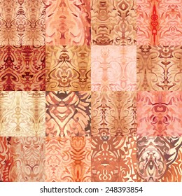 Beige patchwork