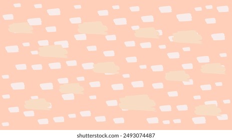 Beige and peach vector background vector illustration with organic confetti
