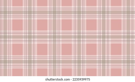  beige and pink checkered seamless pattern with stripes