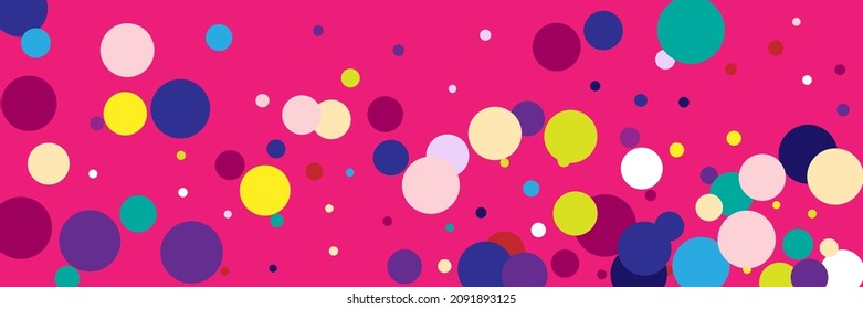 Beige Pink Kids Multicolor Color Print. White Blue Play Bright Dark Circles Background. Green Vivid Violet Pastel Children Background. Yellow Indigo Purple Rainbow Vibrant Red Composition.