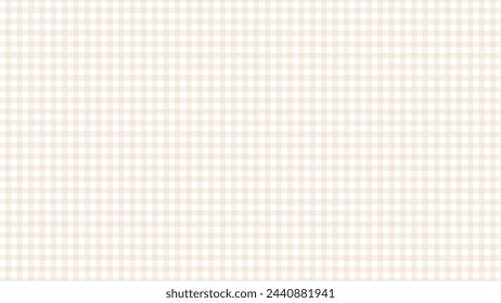 Beige plaid fabric texture background