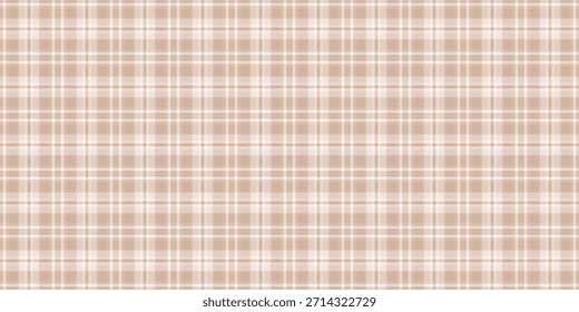 Beige plaid pattern. Classic tartan design with neutral tones, evoking comfort and a timeless aesthetic. Ideal for backgrounds, textiles, or vintagethemed projects.
