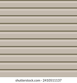 Beige Plastic or Wooden Siding. Seamless Texture