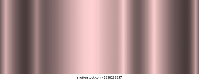 Beige powdery metallic gradient with highlights. A pattern with a shiny metallic gradient. The texture of the smooth foil. Vector EPS 10.