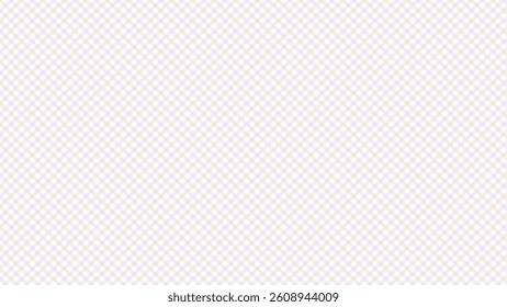 Beige and purple in the white background diagonal plaid backdrop. Checkered seamless pattern.