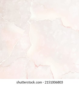 Beige quartz geode vector design frame. Stylish taupe brown texture card. Gold cracks. Kintsugi art. Natural stone.Trendy wedding invitation. White and pink marble surface. Isolated and editable
