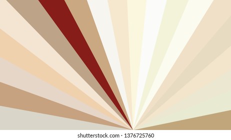 Beige and Red Radial Stripes Background Vector Graphic