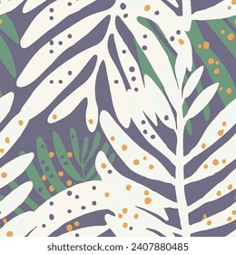 Beige Repeated Classic Beauty Monstera Decor Vector. Dark Camouflage Exotic Modern Beach Watercolor Pattern. Vibrant Seamless Summer Hawaiian Artwork Art.