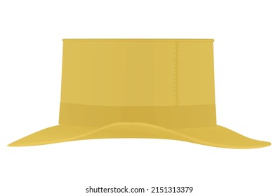 sombrero retro pekinés. ilustración vectorial