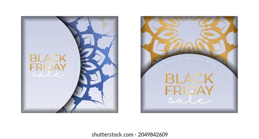 Beige round pattern black friday sale black friday sale poster