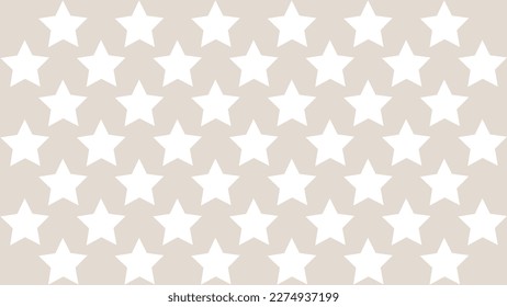 Beige seamless background with stars
